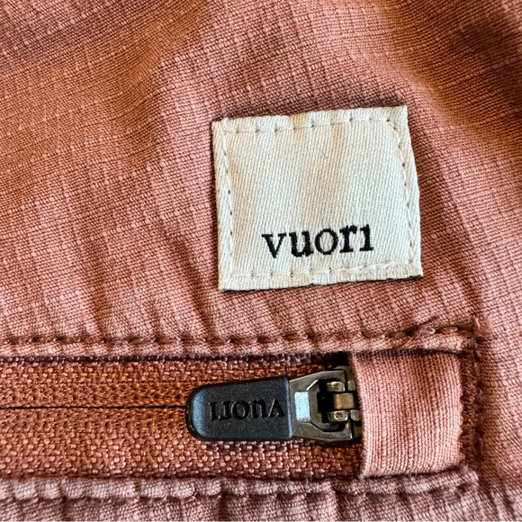 Vuori Women's Medium Ripstop Climber Pants Terracotta Pink Hiking Travel VW401 - Picture 10 of 14